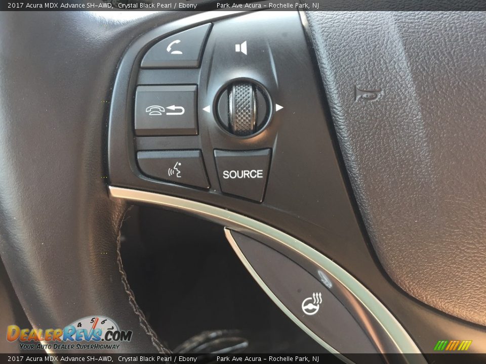 2017 Acura MDX Advance SH-AWD Crystal Black Pearl / Ebony Photo #18
