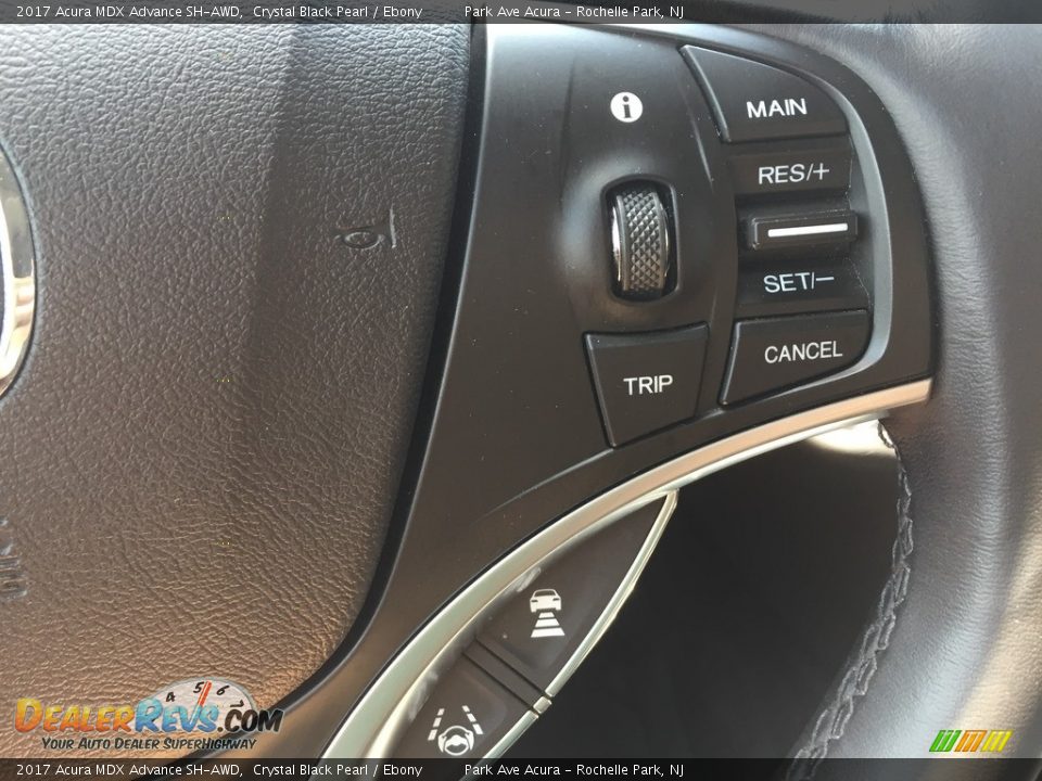 2017 Acura MDX Advance SH-AWD Crystal Black Pearl / Ebony Photo #19
