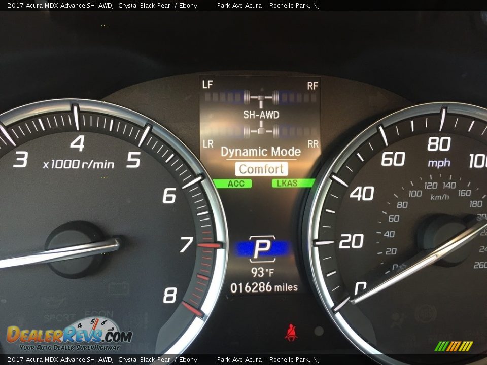 2017 Acura MDX Advance SH-AWD Crystal Black Pearl / Ebony Photo #20