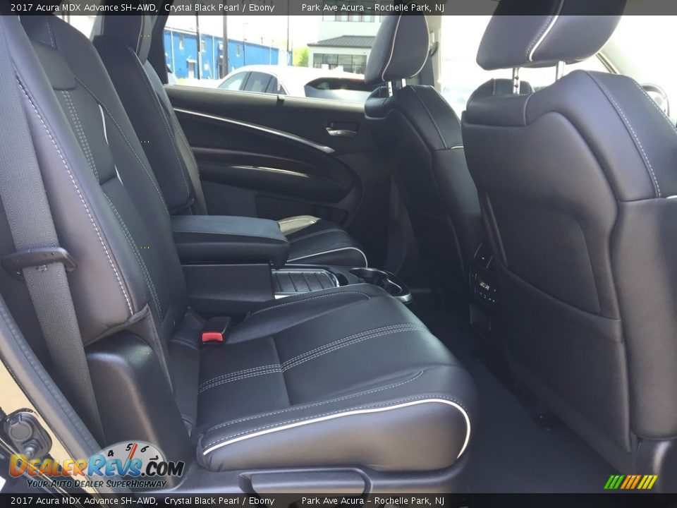 2017 Acura MDX Advance SH-AWD Crystal Black Pearl / Ebony Photo #25