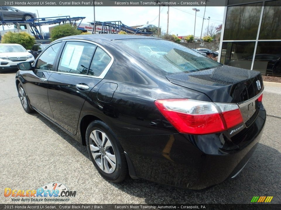2015 Honda Accord LX Sedan Crystal Black Pearl / Black Photo #3