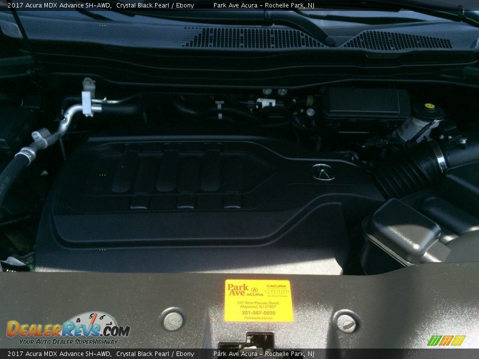 2017 Acura MDX Advance SH-AWD Crystal Black Pearl / Ebony Photo #31
