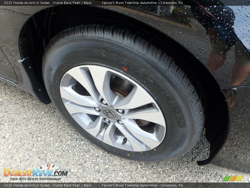2015 Honda Accord LX Sedan Crystal Black Pearl / Black Photo #9