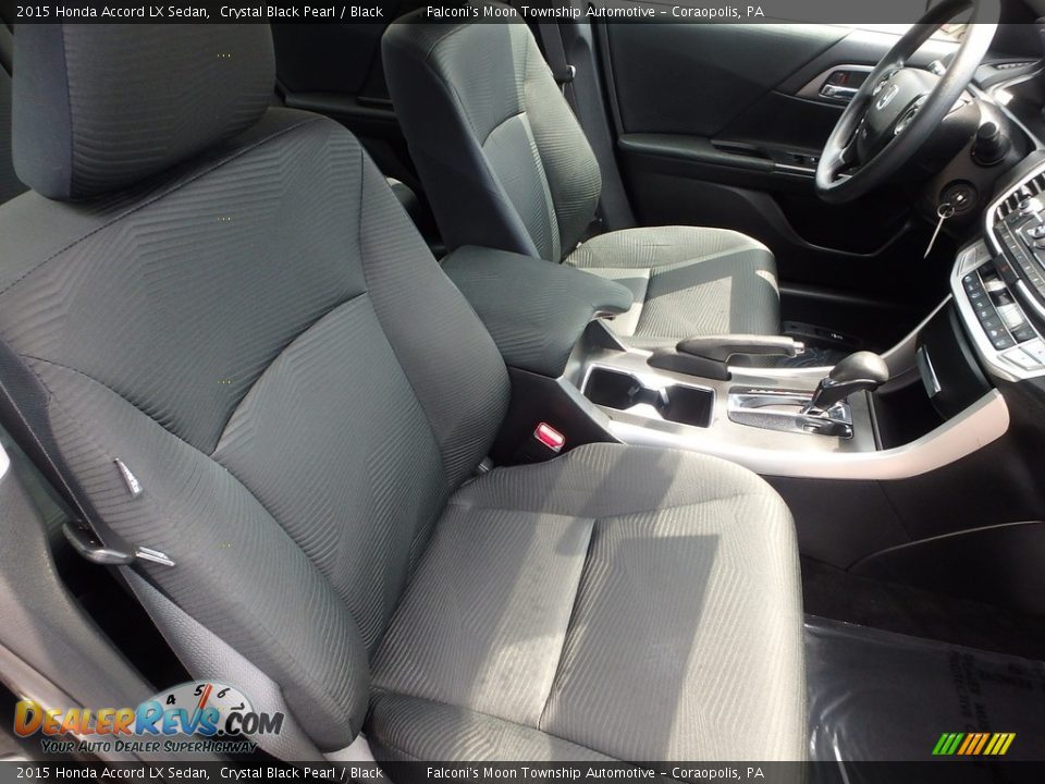 2015 Honda Accord LX Sedan Crystal Black Pearl / Black Photo #10