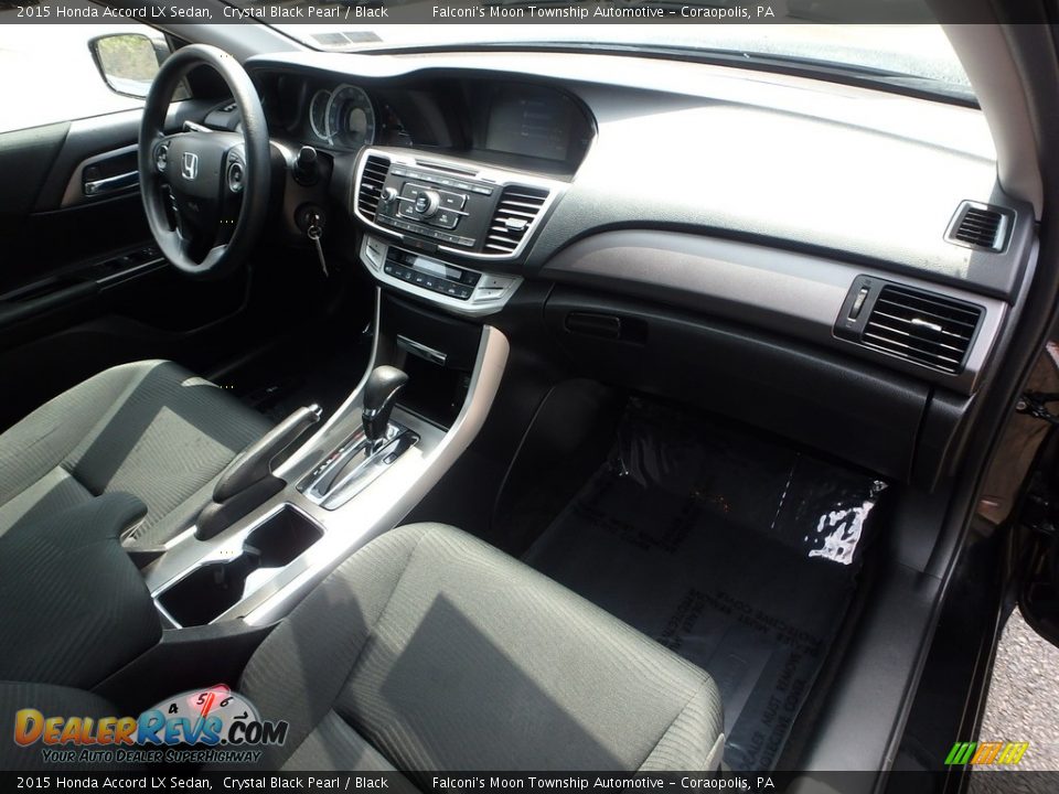 2015 Honda Accord LX Sedan Crystal Black Pearl / Black Photo #11