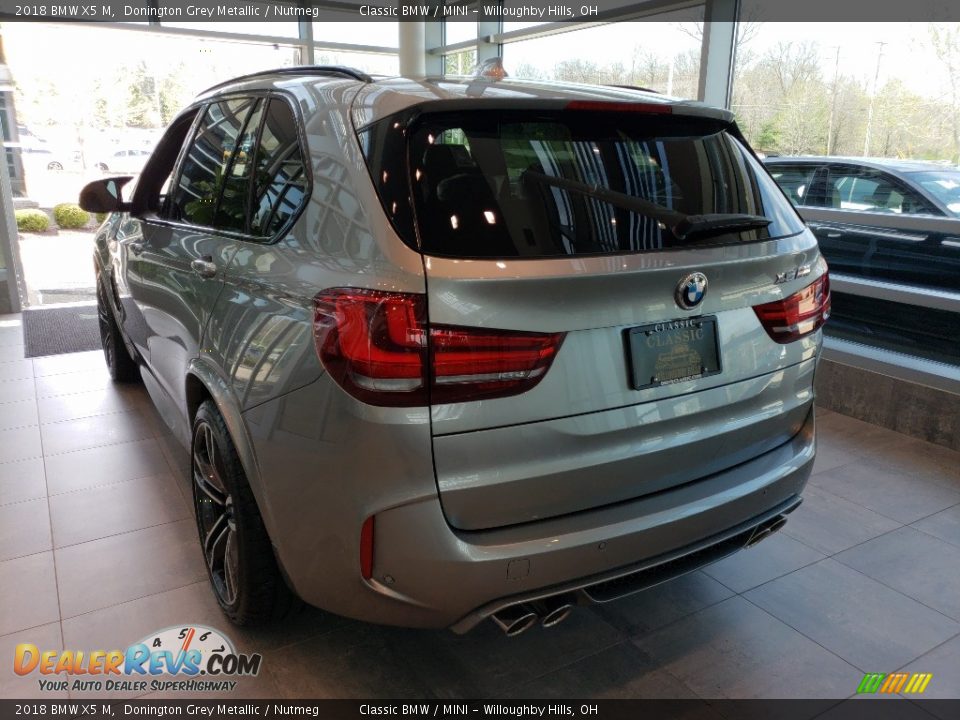 2018 BMW X5 M Donington Grey Metallic / Nutmeg Photo #2