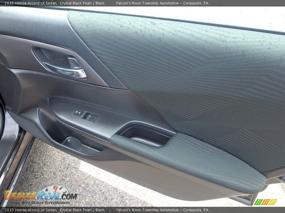 2015 Honda Accord LX Sedan Crystal Black Pearl / Black Photo #12