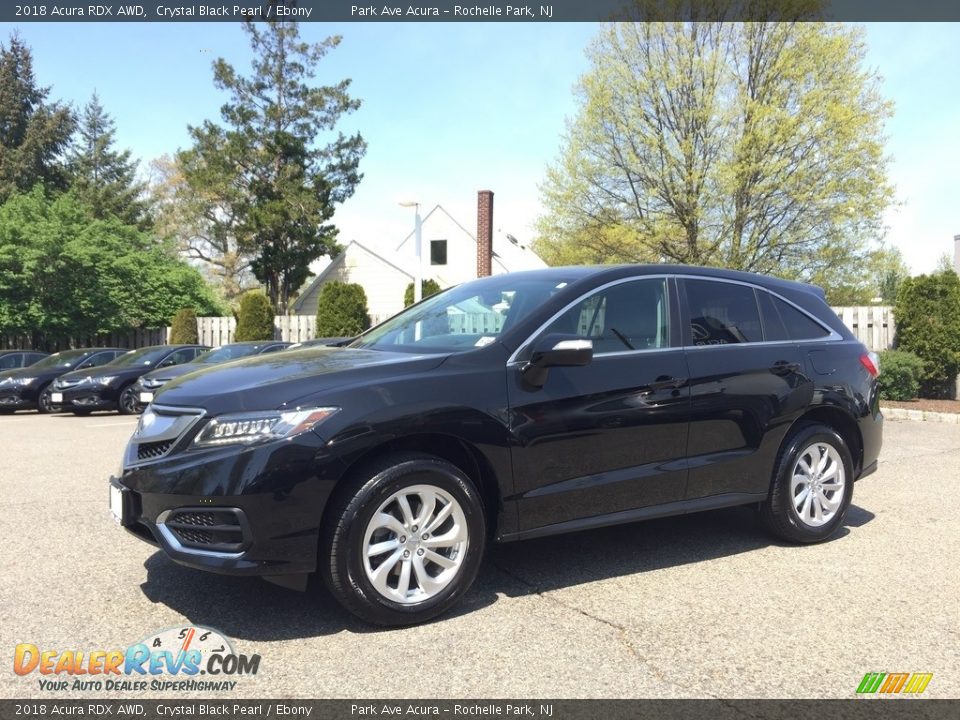 2018 Acura RDX AWD Crystal Black Pearl / Ebony Photo #7