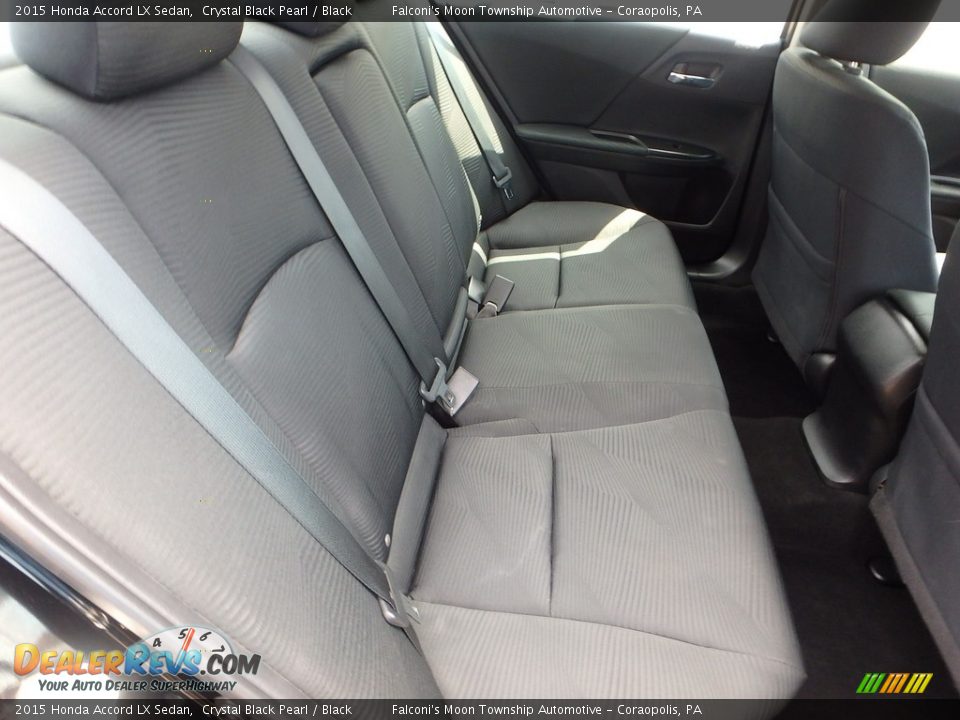 2015 Honda Accord LX Sedan Crystal Black Pearl / Black Photo #13