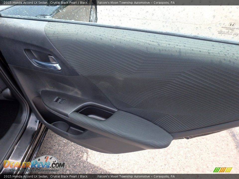 2015 Honda Accord LX Sedan Crystal Black Pearl / Black Photo #14