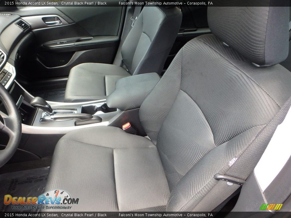2015 Honda Accord LX Sedan Crystal Black Pearl / Black Photo #15