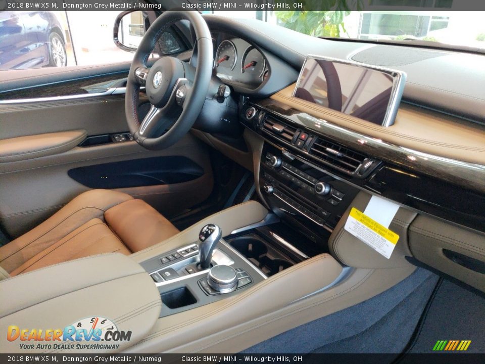 2018 BMW X5 M Donington Grey Metallic / Nutmeg Photo #6