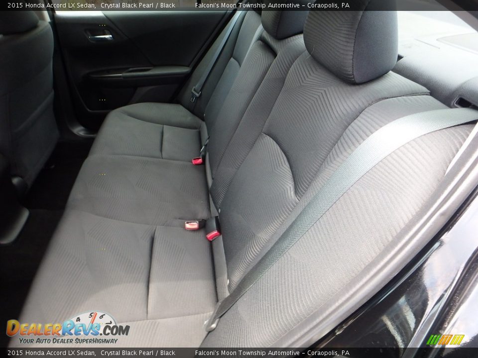 2015 Honda Accord LX Sedan Crystal Black Pearl / Black Photo #16