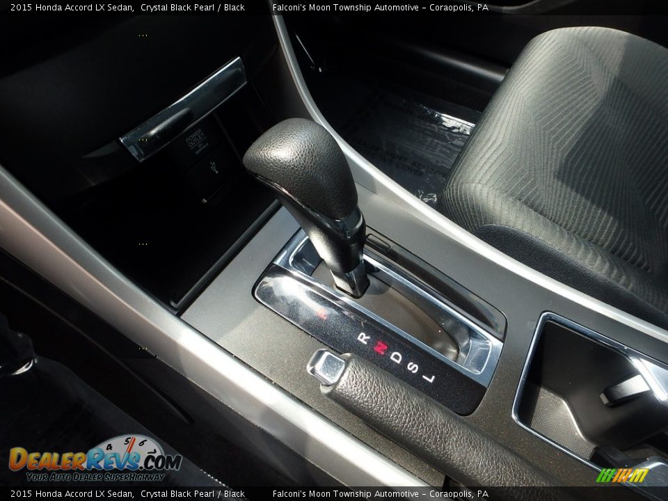 2015 Honda Accord LX Sedan Crystal Black Pearl / Black Photo #20
