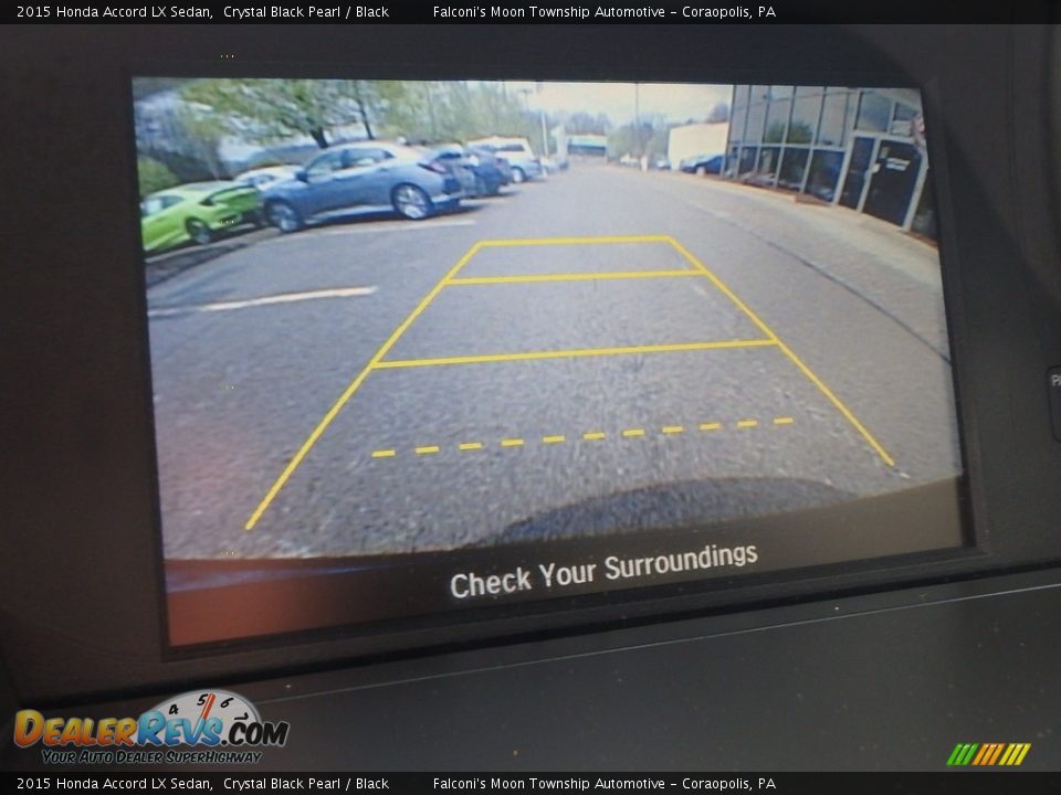 2015 Honda Accord LX Sedan Crystal Black Pearl / Black Photo #25