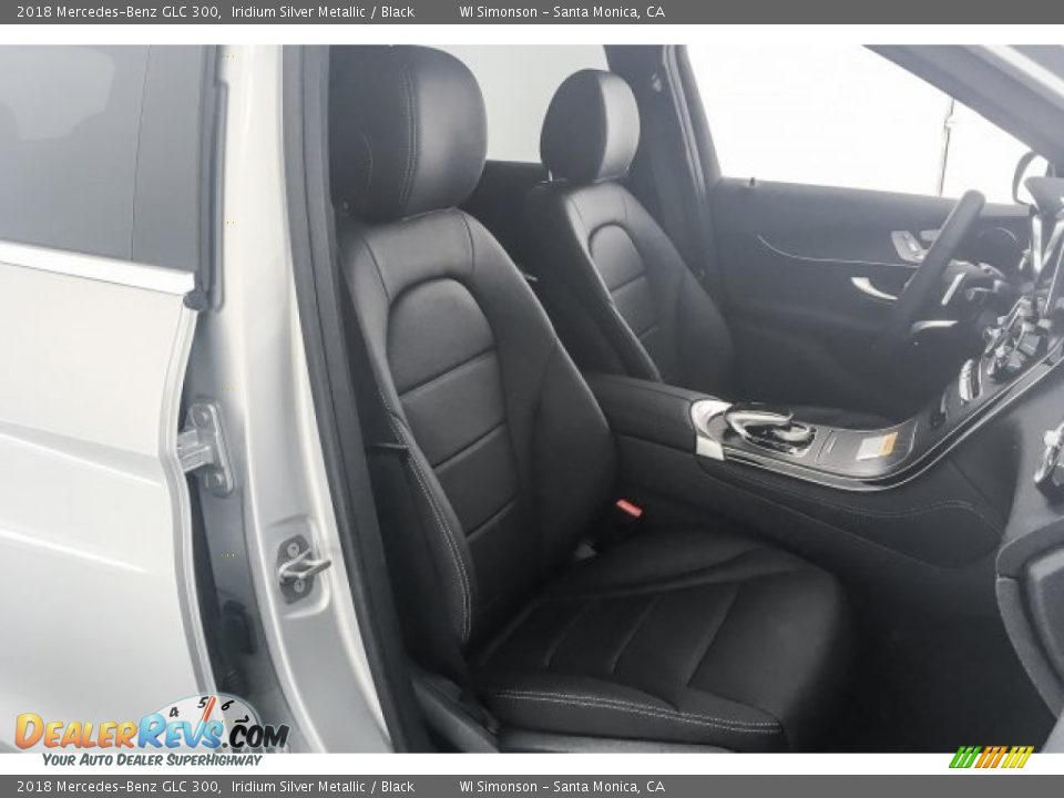 2018 Mercedes-Benz GLC 300 Iridium Silver Metallic / Black Photo #2
