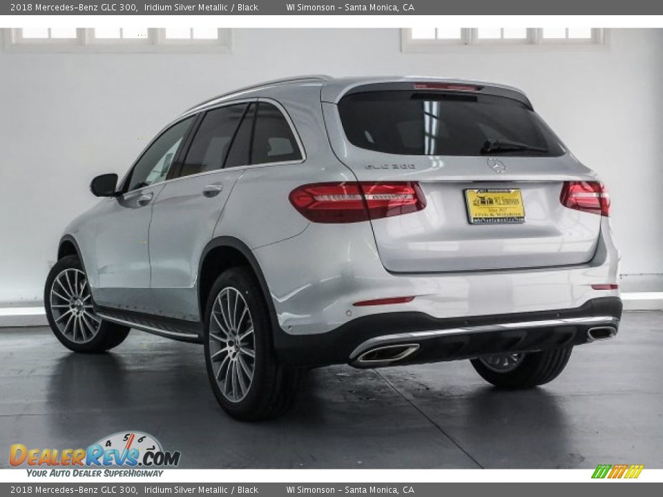 2018 Mercedes-Benz GLC 300 Iridium Silver Metallic / Black Photo #3