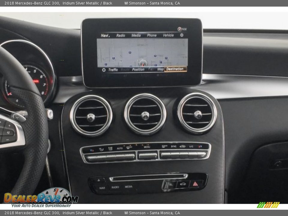 2018 Mercedes-Benz GLC 300 Iridium Silver Metallic / Black Photo #5