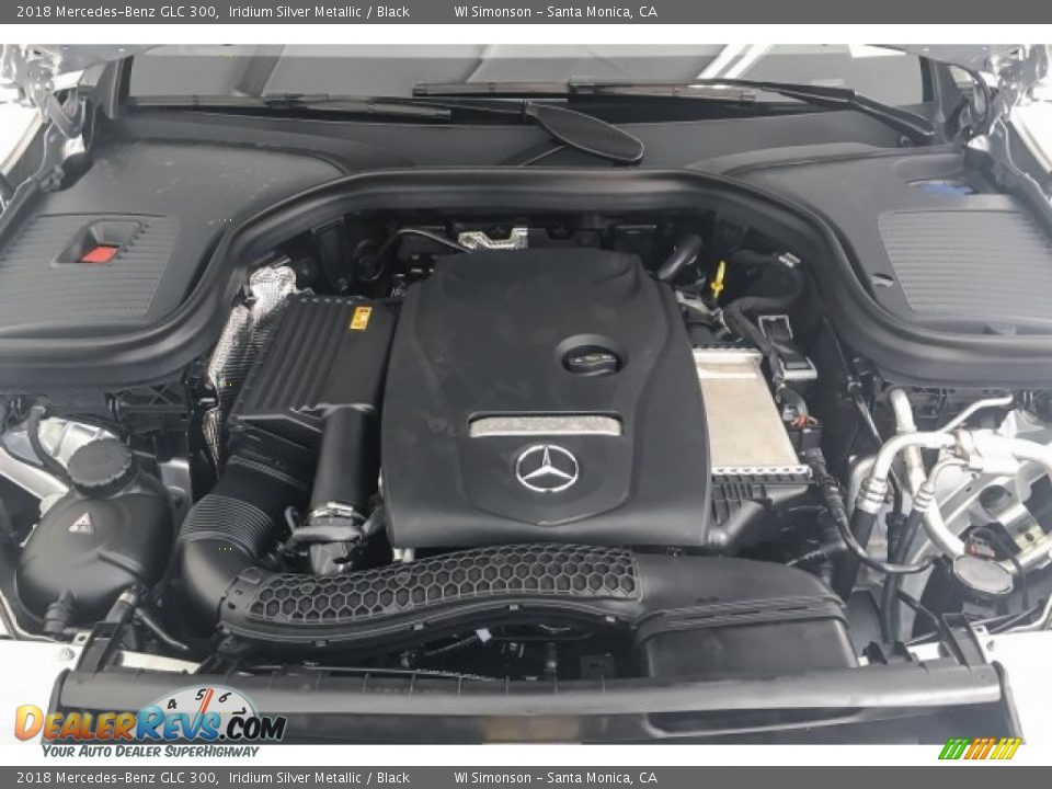 2018 Mercedes-Benz GLC 300 Iridium Silver Metallic / Black Photo #8