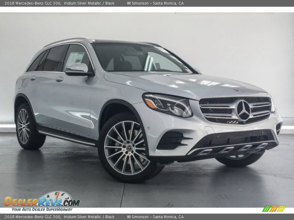 2018 Mercedes-Benz GLC 300 Iridium Silver Metallic / Black Photo #12