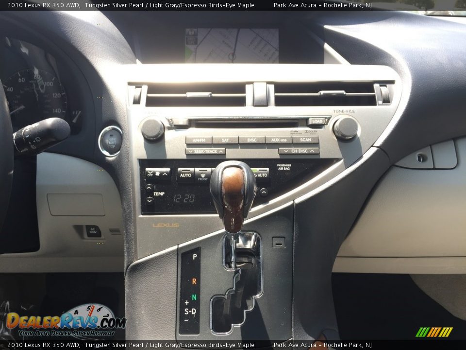 2010 Lexus RX 350 AWD Tungsten Silver Pearl / Light Gray/Espresso Birds-Eye Maple Photo #15