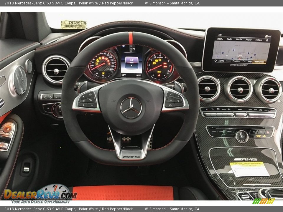 Controls of 2018 Mercedes-Benz C 63 S AMG Coupe Photo #4