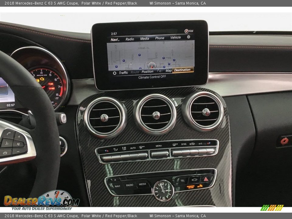 Navigation of 2018 Mercedes-Benz C 63 S AMG Coupe Photo #5