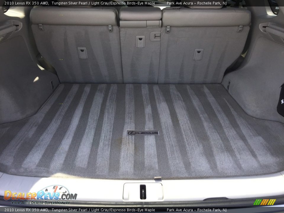 2010 Lexus RX 350 AWD Tungsten Silver Pearl / Light Gray/Espresso Birds-Eye Maple Photo #21