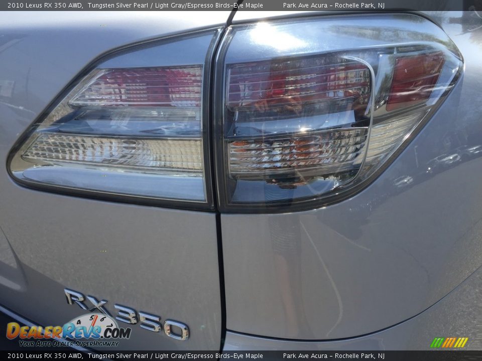 2010 Lexus RX 350 AWD Tungsten Silver Pearl / Light Gray/Espresso Birds-Eye Maple Photo #22