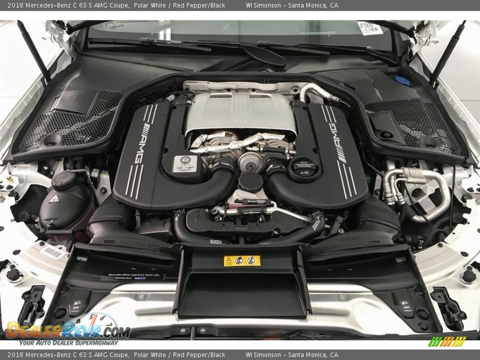 2018 Mercedes-Benz C 63 S AMG Coupe 4.0 Liter AMG biturbo DOHC 32-Valve VVT V8 Engine Photo #9