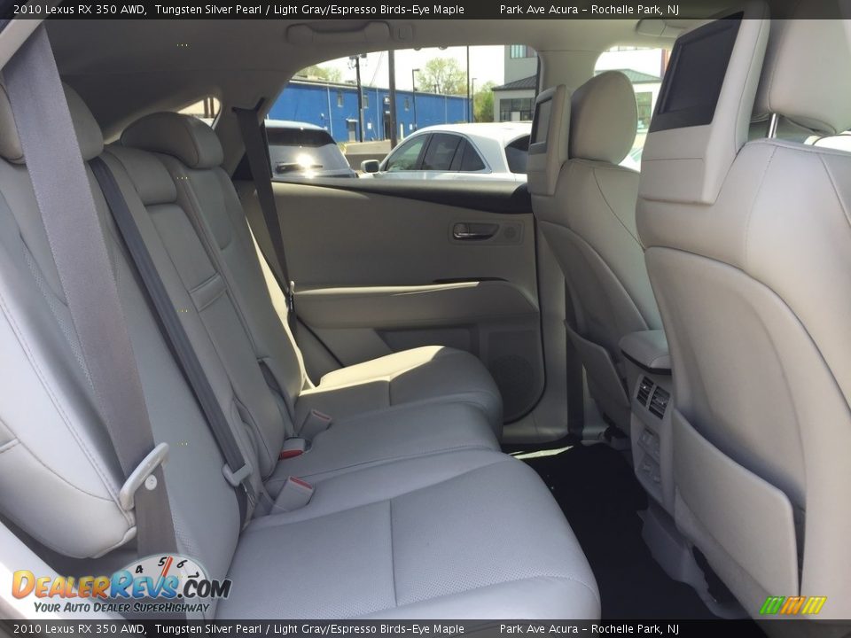 2010 Lexus RX 350 AWD Tungsten Silver Pearl / Light Gray/Espresso Birds-Eye Maple Photo #24