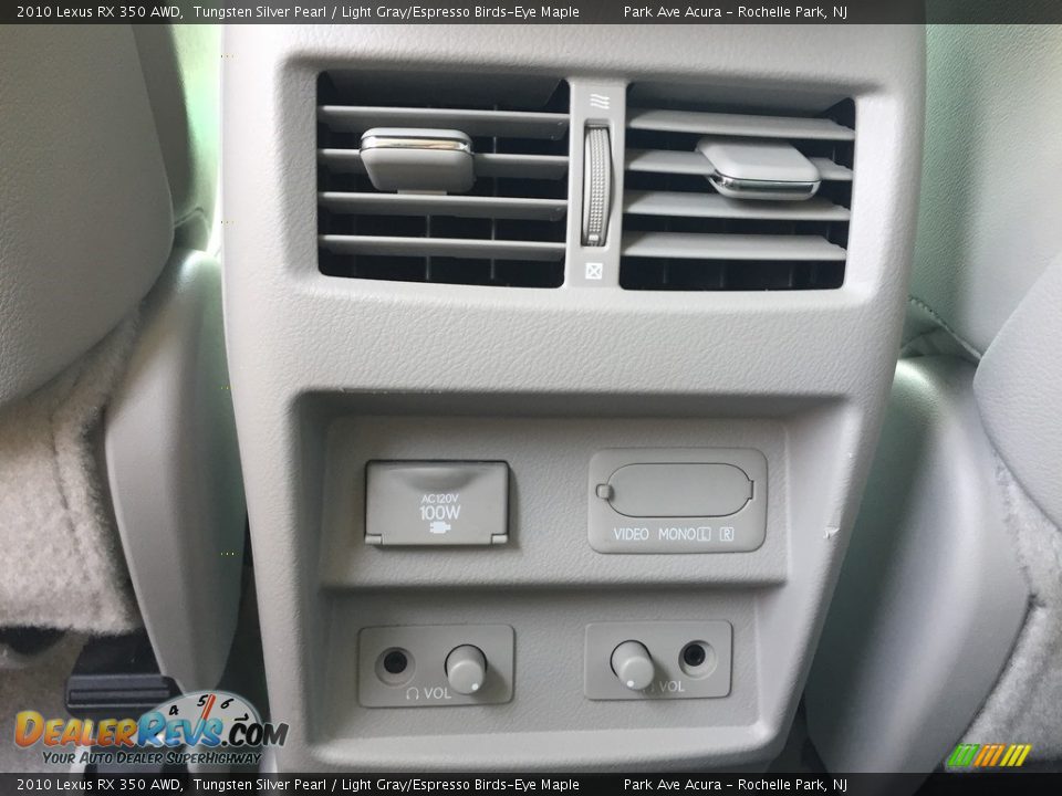 2010 Lexus RX 350 AWD Tungsten Silver Pearl / Light Gray/Espresso Birds-Eye Maple Photo #25