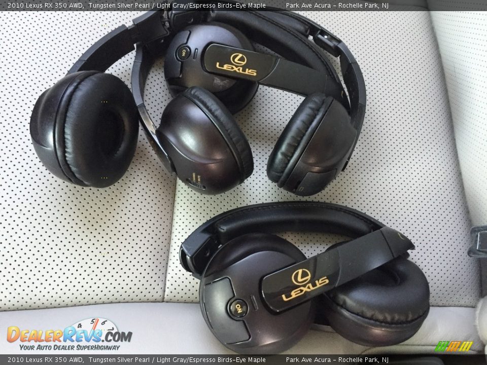 2010 Lexus RX 350 AWD Tungsten Silver Pearl / Light Gray/Espresso Birds-Eye Maple Photo #27
