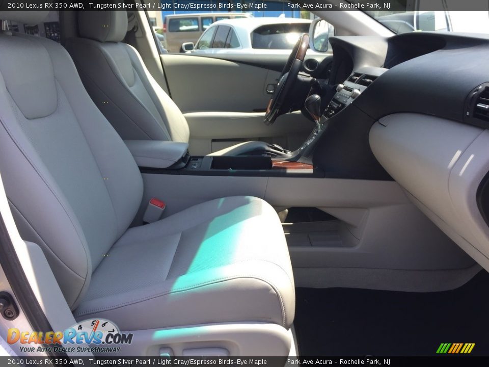 2010 Lexus RX 350 AWD Tungsten Silver Pearl / Light Gray/Espresso Birds-Eye Maple Photo #29