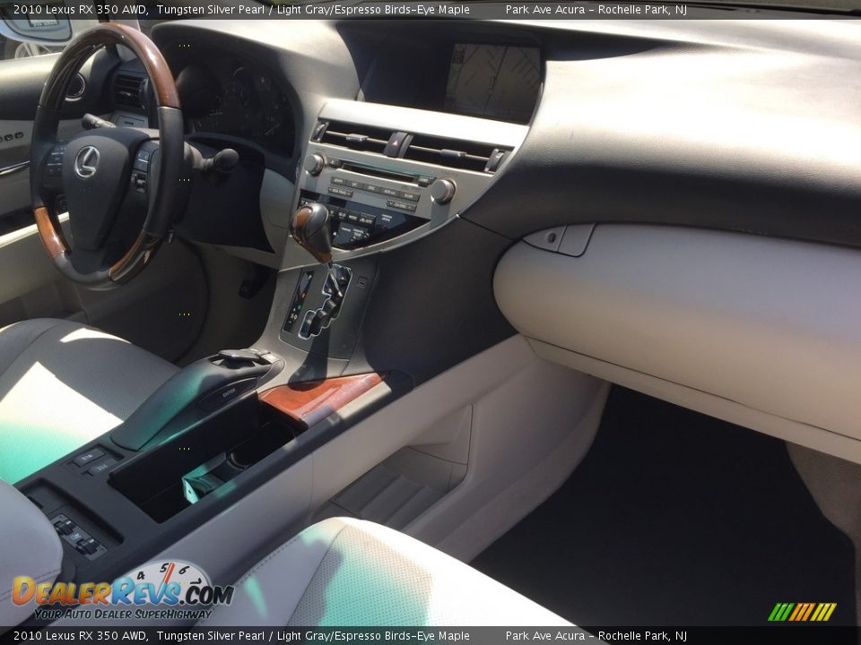 2010 Lexus RX 350 AWD Tungsten Silver Pearl / Light Gray/Espresso Birds-Eye Maple Photo #30