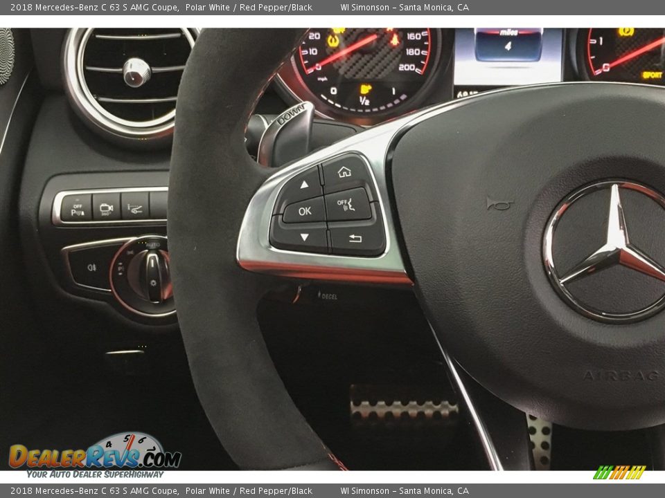 Controls of 2018 Mercedes-Benz C 63 S AMG Coupe Photo #18
