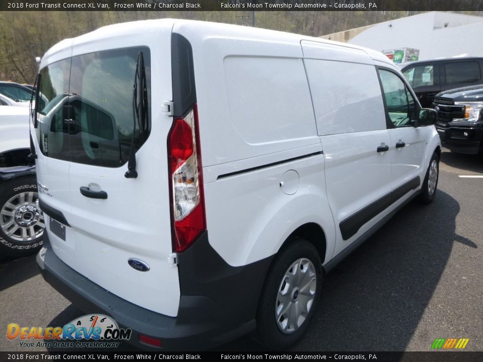 2018 Ford Transit Connect XL Van Frozen White / Charcoal Black Photo #2