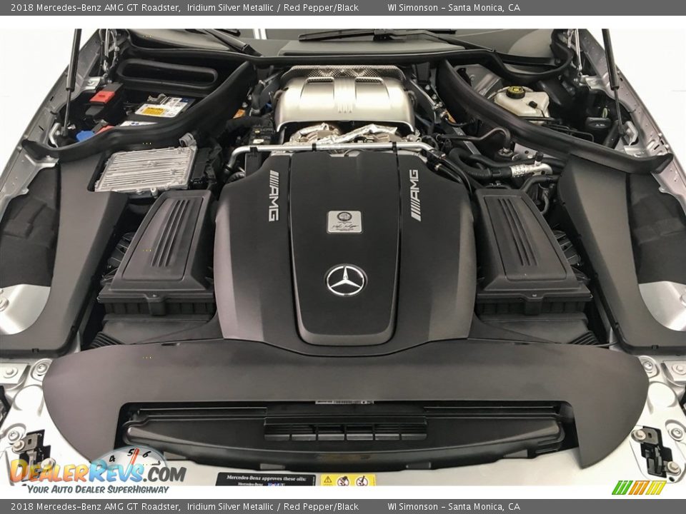 2018 Mercedes-Benz AMG GT Roadster 4.0 Liter AMG Twin-Turbocharged DOHC 32-Valve VVT V8 Engine Photo #9