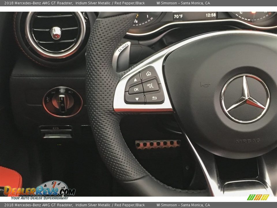 Controls of 2018 Mercedes-Benz AMG GT Roadster Photo #18