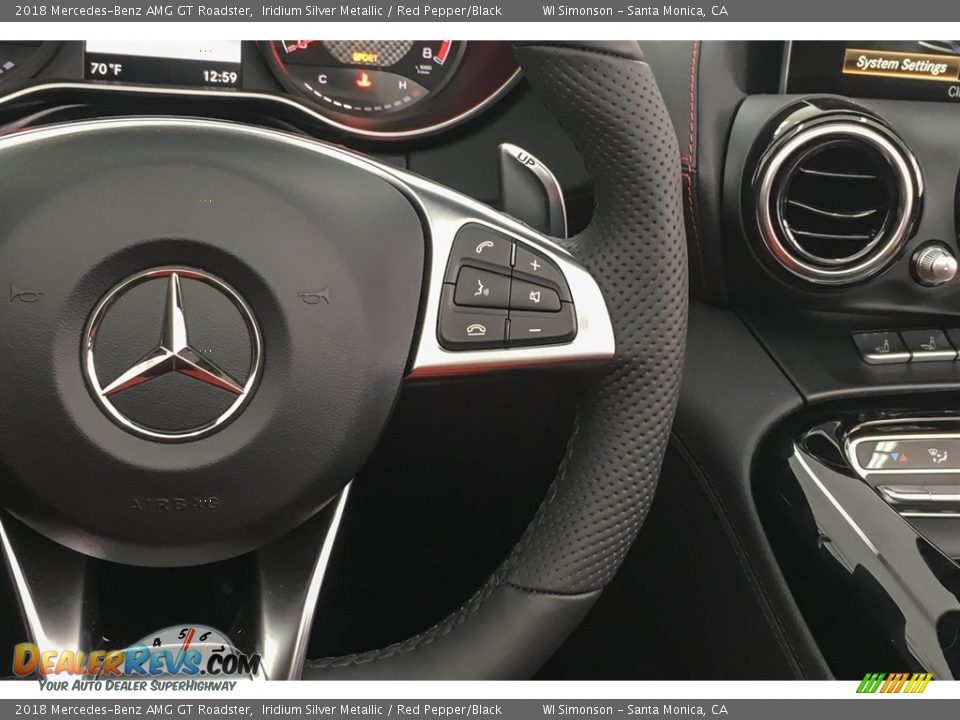 Controls of 2018 Mercedes-Benz AMG GT Roadster Photo #19