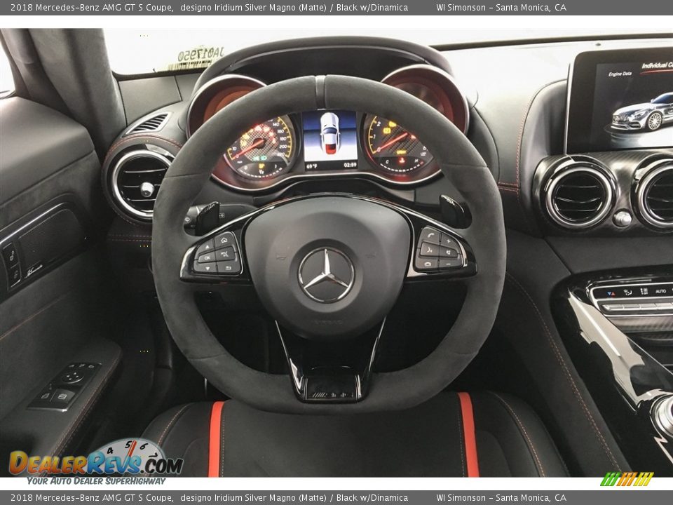 2018 Mercedes-Benz AMG GT S Coupe Steering Wheel Photo #4