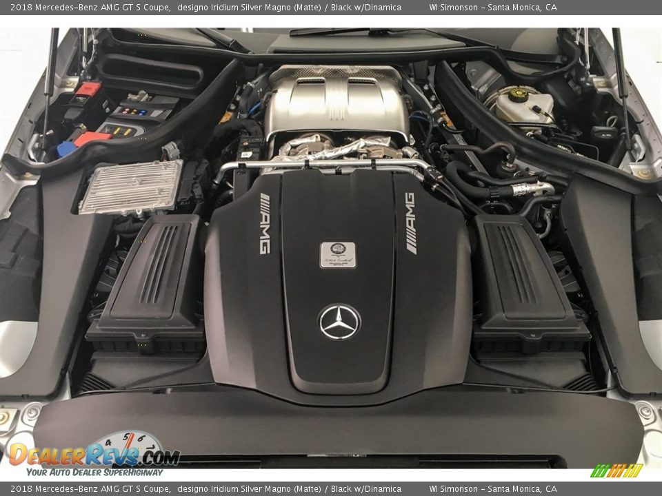 2018 Mercedes-Benz AMG GT S Coupe 4.0 Liter AMG Twin-Turbocharged DOHC 32-Valve VVT V8 Engine Photo #9