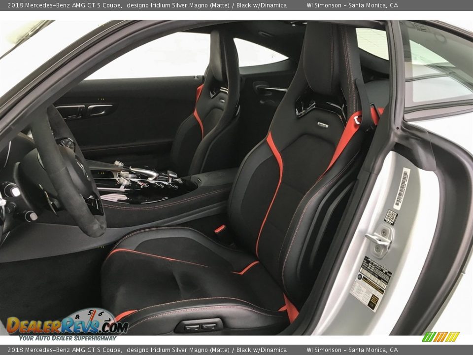 Black w/Dinamica Interior - 2018 Mercedes-Benz AMG GT S Coupe Photo #15