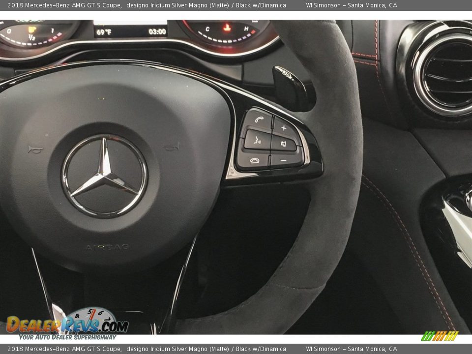 2018 Mercedes-Benz AMG GT S Coupe Steering Wheel Photo #19