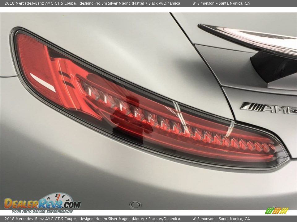 2018 Mercedes-Benz AMG GT S Coupe designo Iridium Silver Magno (Matte) / Black w/Dinamica Photo #25