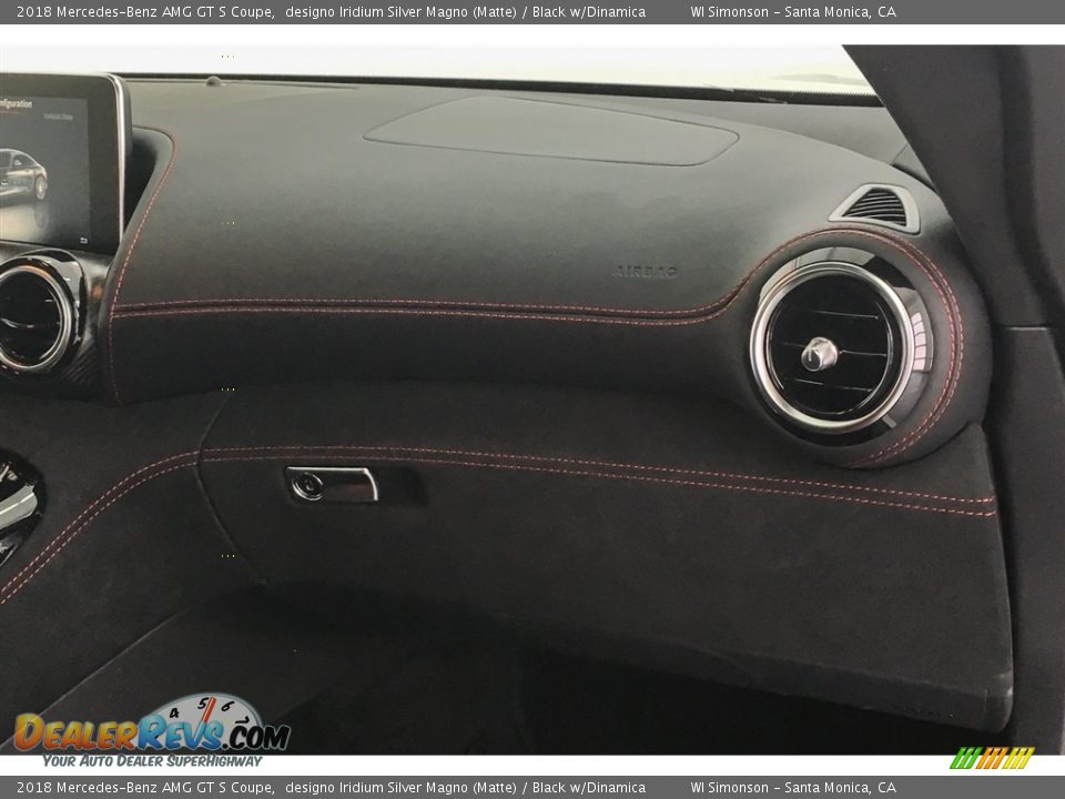 2018 Mercedes-Benz AMG GT S Coupe designo Iridium Silver Magno (Matte) / Black w/Dinamica Photo #27