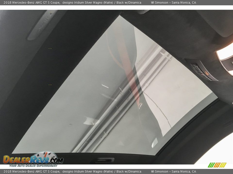 2018 Mercedes-Benz AMG GT S Coupe designo Iridium Silver Magno (Matte) / Black w/Dinamica Photo #28
