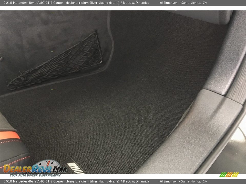 2018 Mercedes-Benz AMG GT S Coupe designo Iridium Silver Magno (Matte) / Black w/Dinamica Photo #29