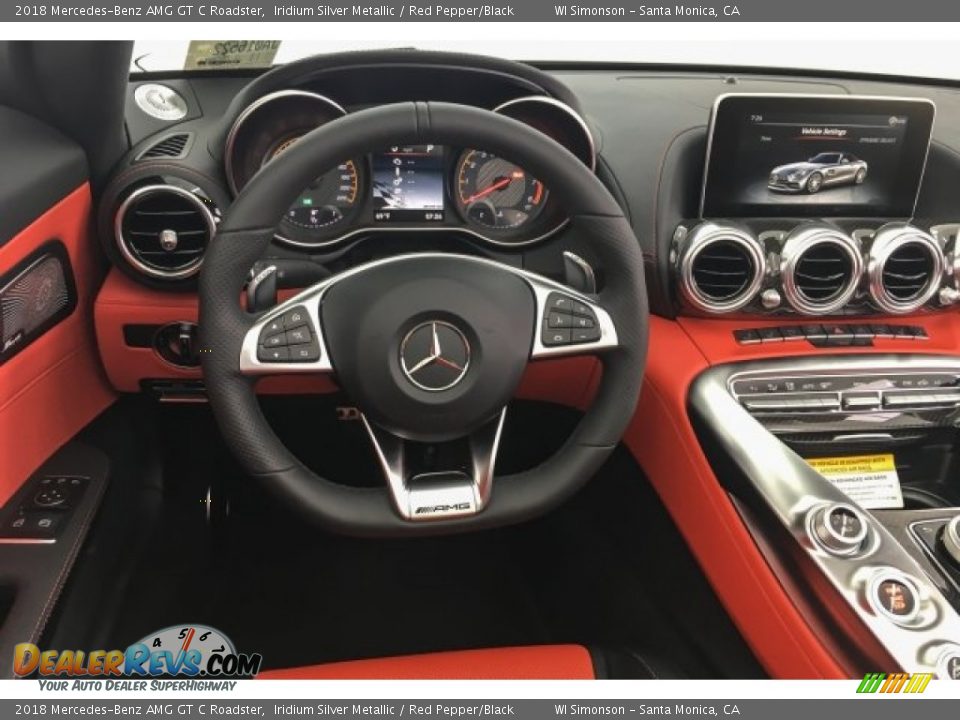 Dashboard of 2018 Mercedes-Benz AMG GT C Roadster Photo #4