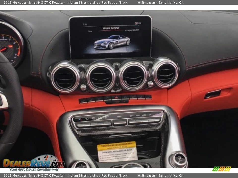Controls of 2018 Mercedes-Benz AMG GT C Roadster Photo #5